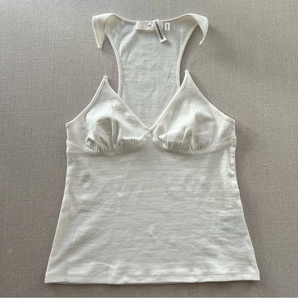 GLENN MARTENS H&M Ribbed Invisible Tank Top - Picture 3 of 10